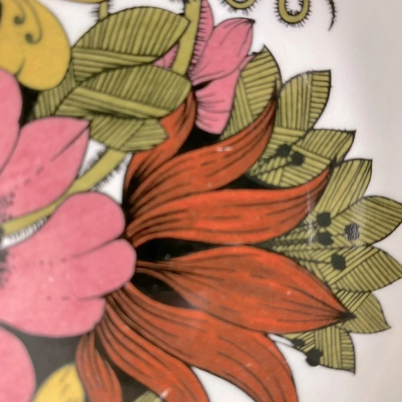 Vintage Ridgway Ironstone Kyoto Flower Pattern  Side Snack Plates x4 - Picture 7 of 11